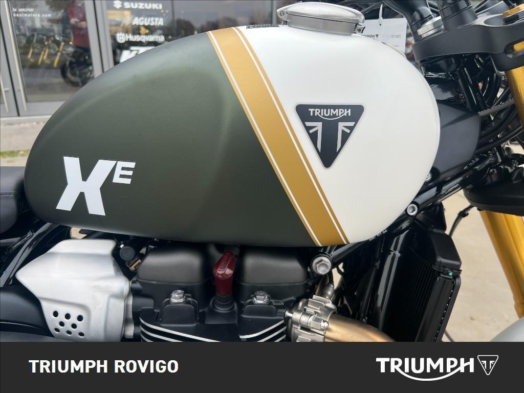 TRIUMPH Scrambler 1200 XE Matt Khaki Green / Matt Crystal White Abs